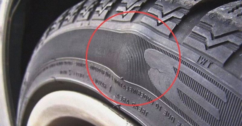 Bolha no pneu: veja quais são os riscos dessa deformidade!