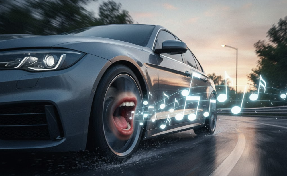 Pneu cantando: você sabe o que isso realmente significa?